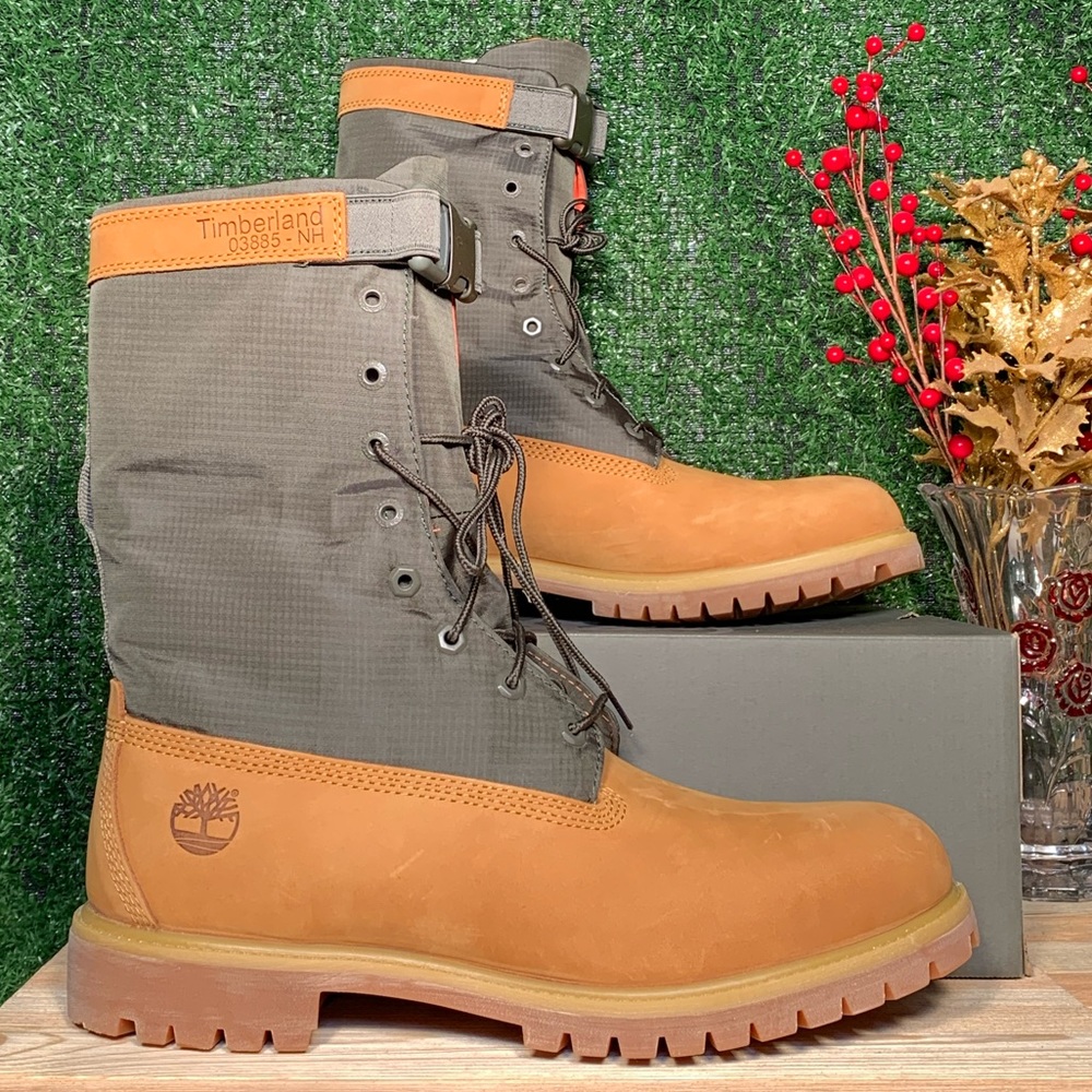TIMBERLAND MEN'S MIXED-MEDIA GAITER BOOTS - Picture 8 of 8